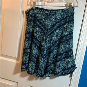 Blue and green skater dress from Francescas!